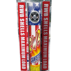 Red White & Blue Artillery Shells