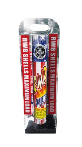 Red White & Blue Artillery Shells