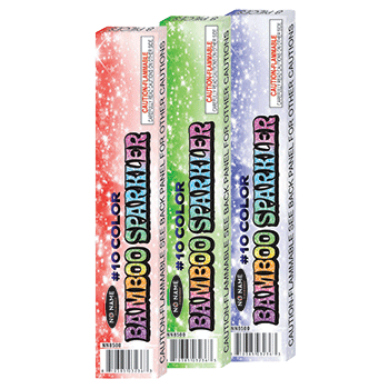 #10 Bamboo Colored Sparklers