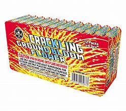 Crackling Ground Booms 72 pack